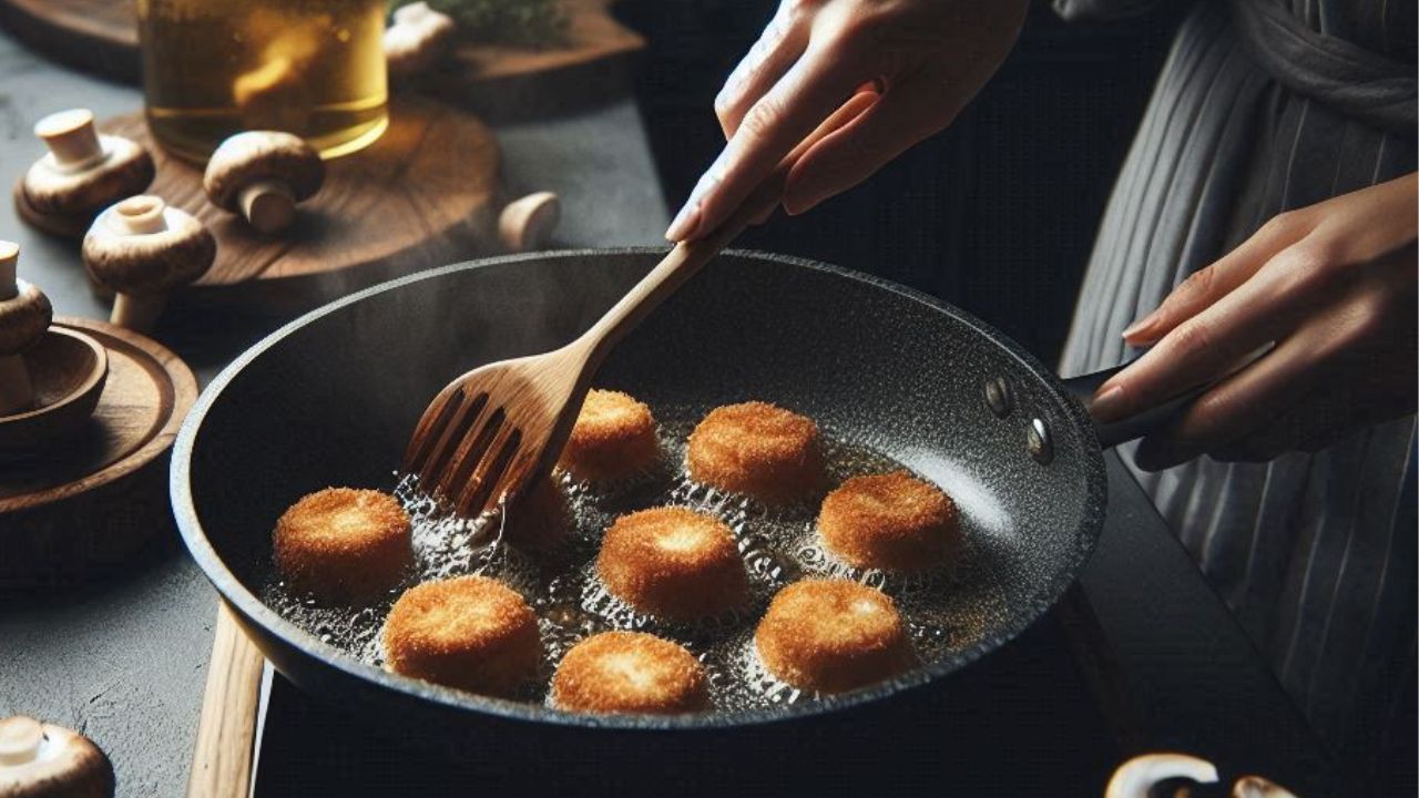 how to make breaded mushroom recipe