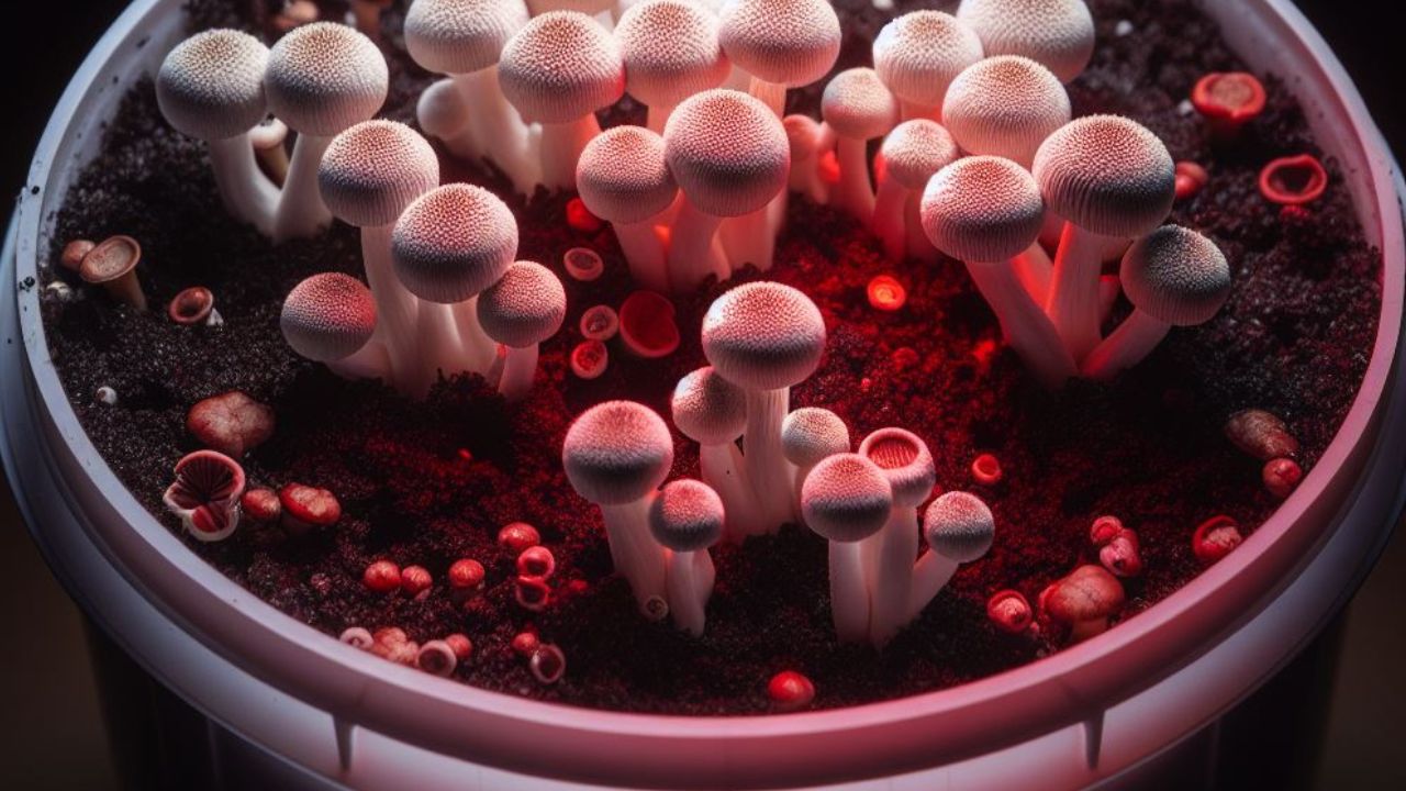 growing mushrooms from coffee grounds