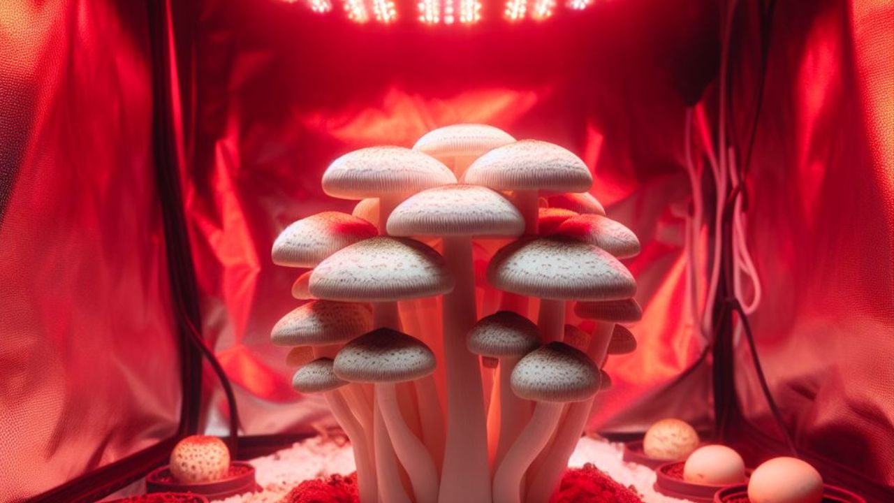 led light for mushroom growing