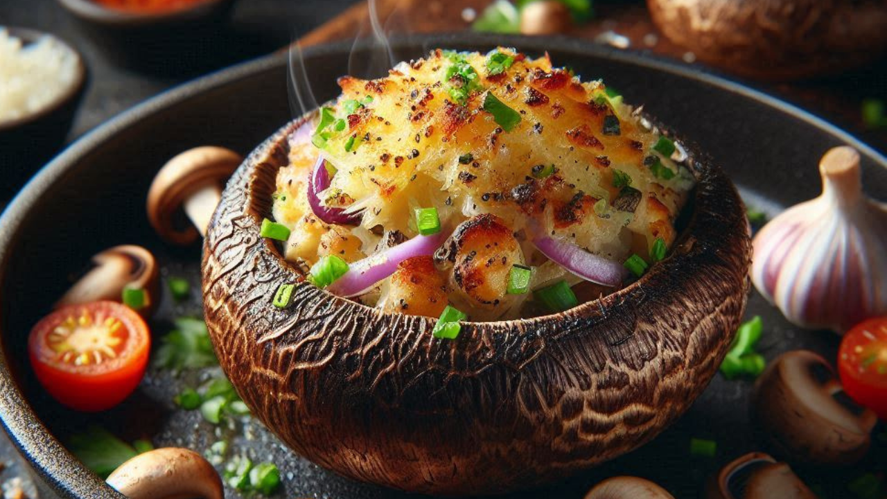 how to cook stuffed mushrooms