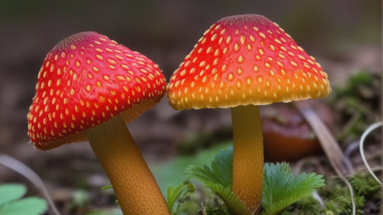 the mushroom that looks like a strawberry
