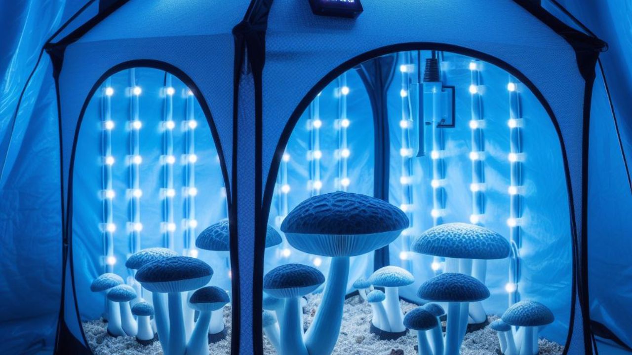 what is the best light for mushroom growing